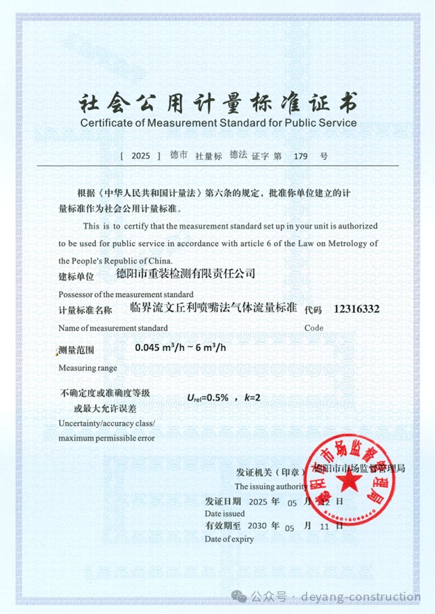 顺利通过德阳市市场监督管理局授权法定